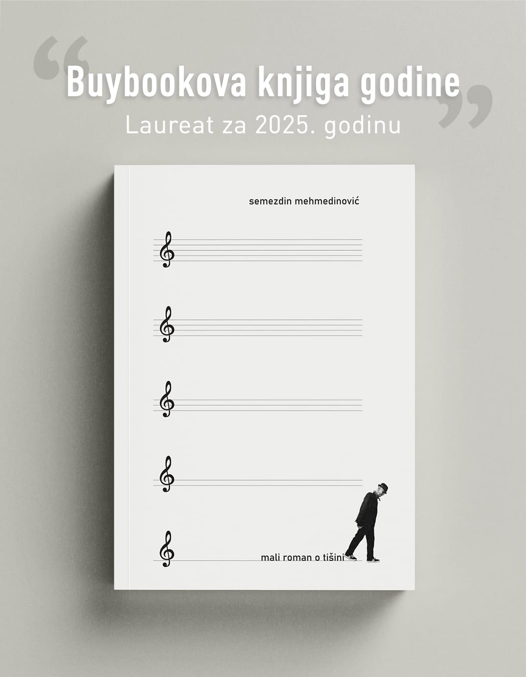 „Mali roman o tišini“ Semezdina Mehmedinovića dobitnik nagrade „Buybookova knjiga godine“