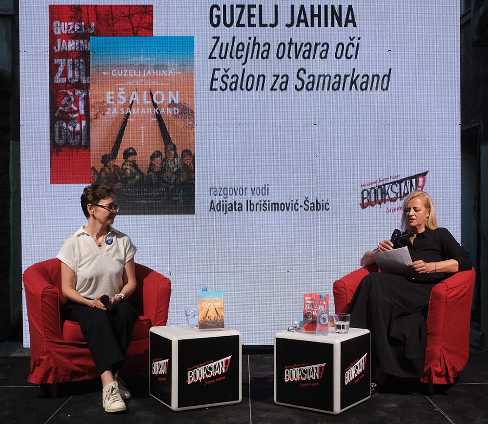 Izvještaj s događaja: Jahina Guzelj „Zulejha otvara oči“ i „Ešalon za Samarkand“